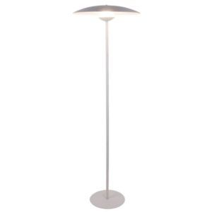 Biała lampa podłogowa Lund - nowoczesna LED
