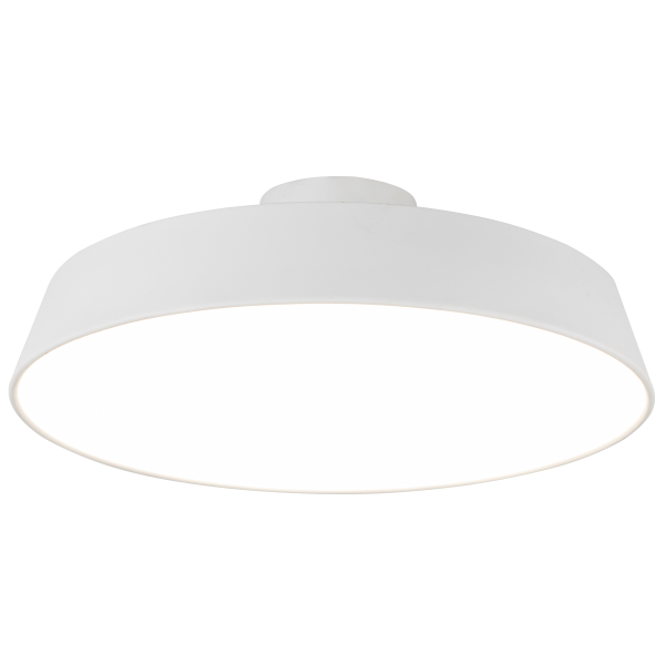 Duża lampa sufitowa Orlando - biała, LED