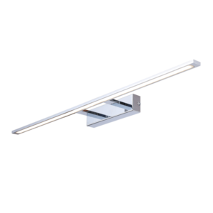 Podłużny kinkiet Isla LED CCT 96 cm - chrom, IP44