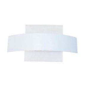 Biała lampa ścienna Faeto - LED