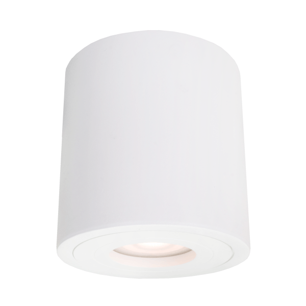 Biała lampa sufitowa Faro - nowoczesna, IP65