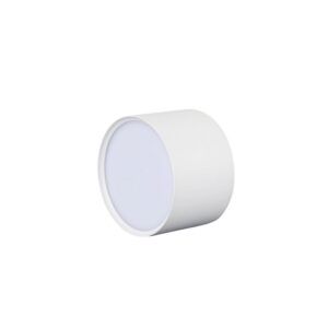 Okrągła oprawa natynkowa Kendal - biała tuba spot, LED 6W