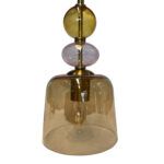 Szklana lampa wisząca w stylu vintage Tropea