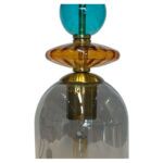 lampa wiszaca szklana z ozdobami
