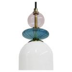 Lampa wisząca Tropea - kolorowe szkło