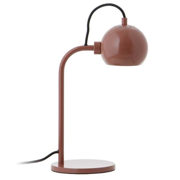 Lampa stołowa Ball Single - czerwień w połysku
