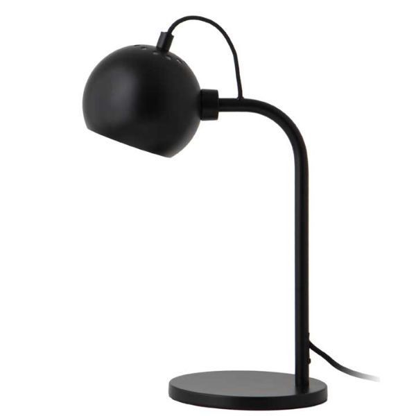 Nowoczesna biurkowa lampa w kolorze czarnym