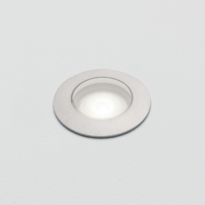 Szczelne oczko świetlne pod prysznic Terra 42 - srebrne, IP67