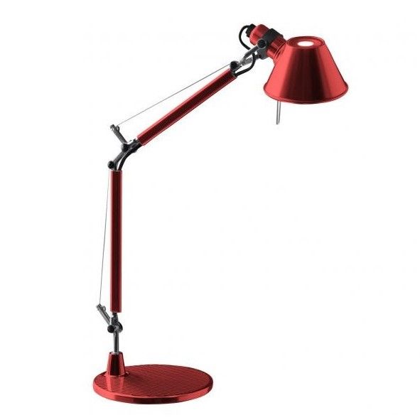 Lampa biurkowa Tolomeo Micro Tavolo - czerwona