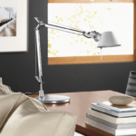 Lampa biurkowa Tolomeo Mini - srebrna - 2