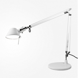 Lampa biurkowa Tolomeo - biała, regulowana