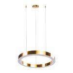 Lampa wisząca Circle - LED, złota obręcz 80cm