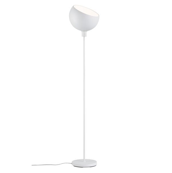 nowoczesna lampa podłogowa biała led