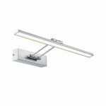 Srebrny kinkiet Beam Fifty - LED, nowoczesny