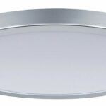 Srebrny plafon Atria - 30cm, LED, okrągły - 1