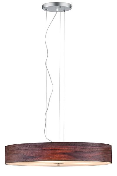 Lampa wisząca Neordic Liska - drewniany klosz - 2