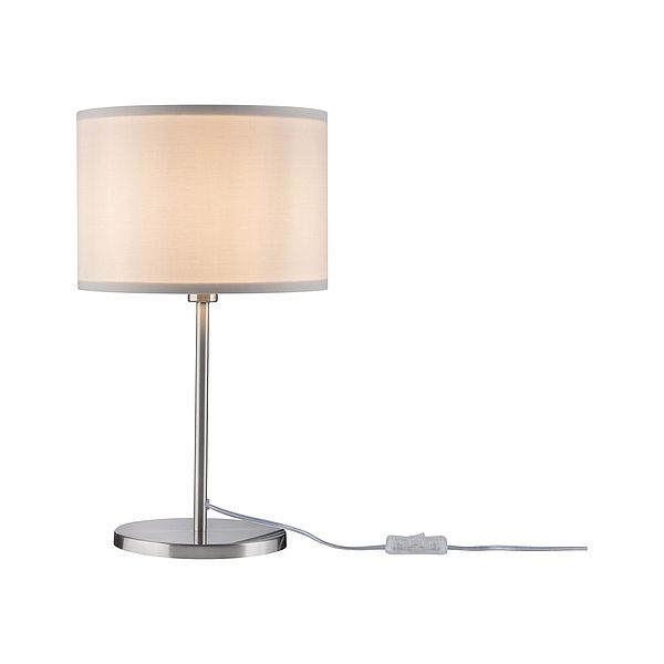 Elegancka lampa stołowa Tessa - abażur ecru - 1