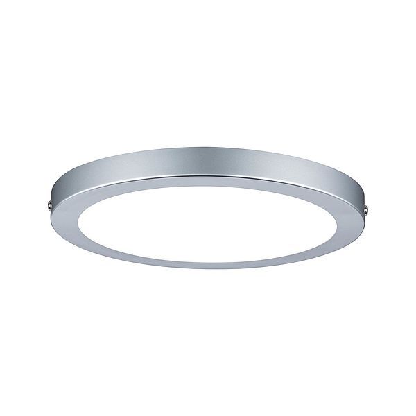Okrągły plafon Atria - LED, 22cm, 4000K, srebrny