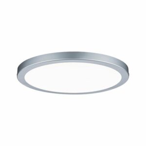 Srebrny plafon Atria - LED, 30cm, 4000K , okrągły