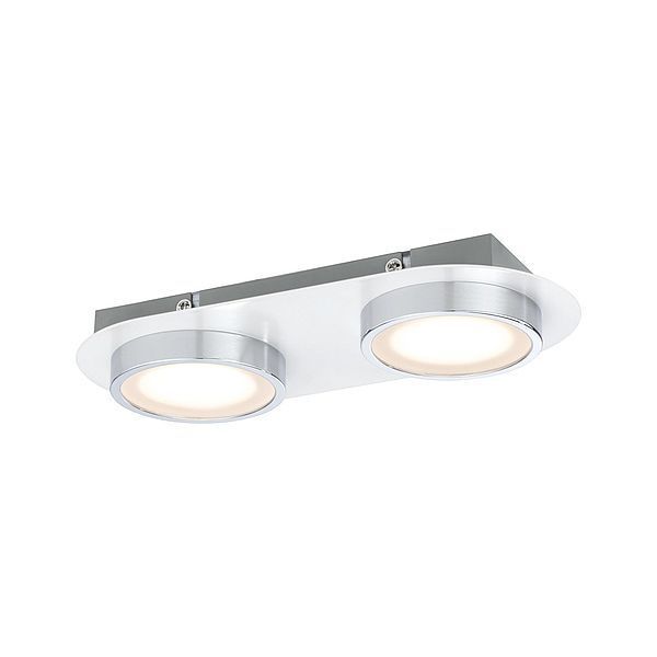 Lampa sufitowa Liao - LED, biało-srebrna
