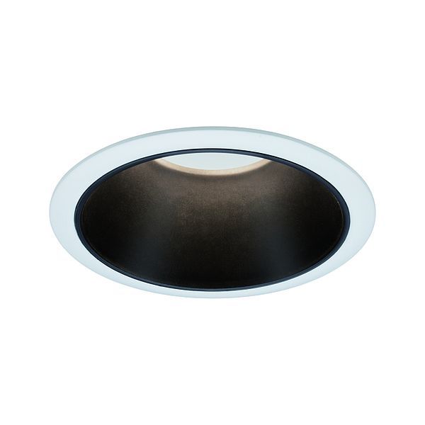 Oczko sufitowe Cole Coin - LED, biało-czarne, IP44