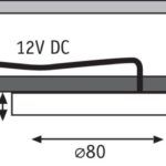 Zestaw opraw meblowych Leaf - LED, 3x 4W, srebrne - 2