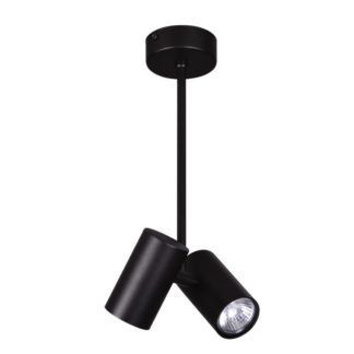 Lampa wisząca Vero - czarne reflektory, nowoczesna