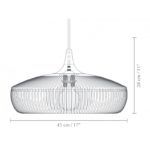 Lampa wisząca Clava Dine Black - czarny klosz z dziurkami - 2