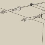 System linkowy - zestaw napinający do linek nieizol. chrom 12V - 1