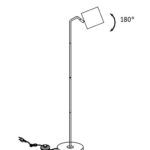 Lampa podłogowa Neordic Oda  - miedź,  beton - 1