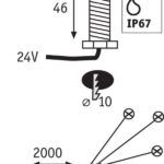 Oprawa wpuszczana MicroPen – Plug&Shine, IP67, zestaw 5szt, do rozbudowy - 1