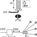 Oprawa wpuszczana MicroPen - Plug&Shine, IP67, zestaw podstawowy 5szt - 1