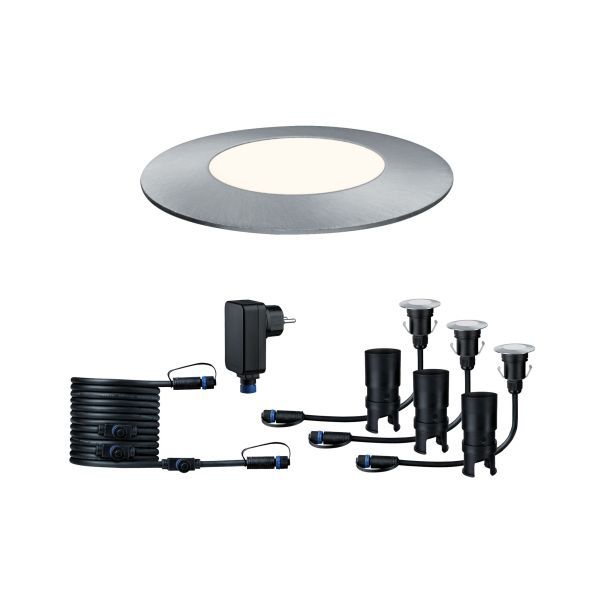 Oczko Floor Mini - Plug&Shine, IP65, 3000K, 24V, zestaw 3 szt.