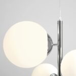 Lampa wisząca Bloom 4 - srebrny chrom