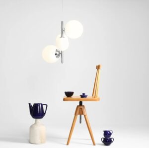 Lampa wisząca pionowa Bloom 4 - chrom