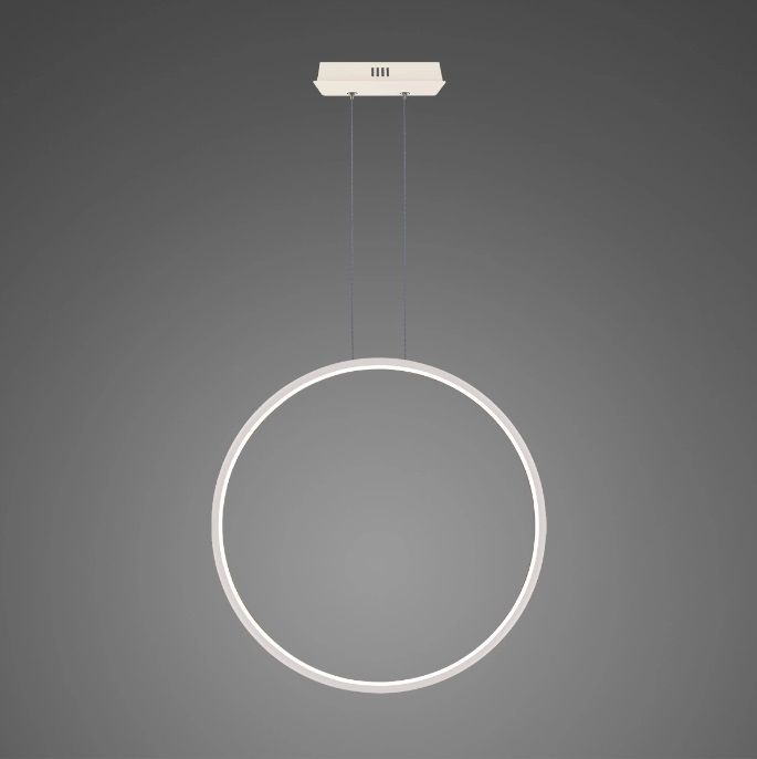 Lampa wisząca ring Shape No. 1, 80cm, 3000K, biała