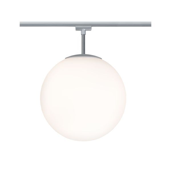 duża lampa sufitowa biała kula