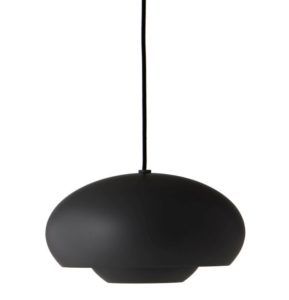 Nowoczesna lampa stołowa Champ - czarna, 37cm