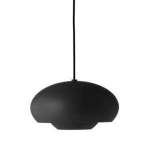 Nowoczesna lampa wisząca Champ - czarna, 30cm