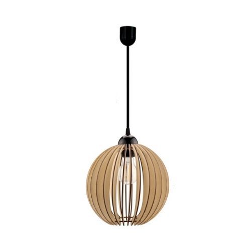 drewniana lampa ażurowa skandynawska
