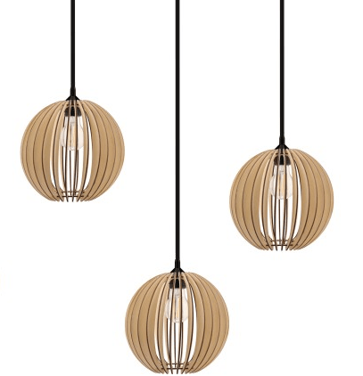 drewniane lampy ażurowe do salonu