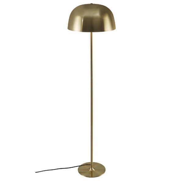 metalowa złota lampa podłogowa 2010244035