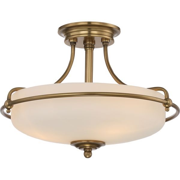 złota lampa sufitowa klasyczna