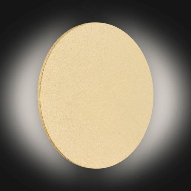 Okrągły złoty kinkiet Oregon - LED - M