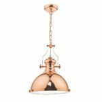 Lampa wisząca Arona - polerowana miedź