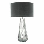 szara lampa stołowa ombre
