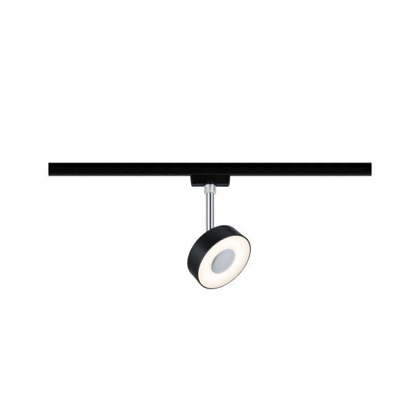Lampa sufitowa Circle - LED, czarna, system szynowy URail