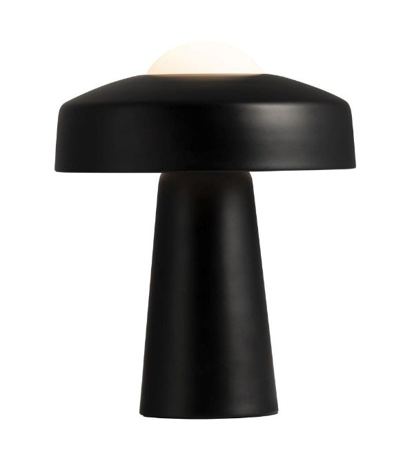 futurystyczna lampa stołowa
