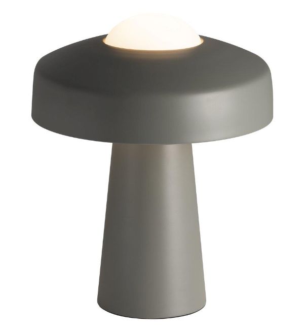 nowoczesna lampa stołowa grzybek
