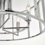 srebrna lampa wisząca modern classic